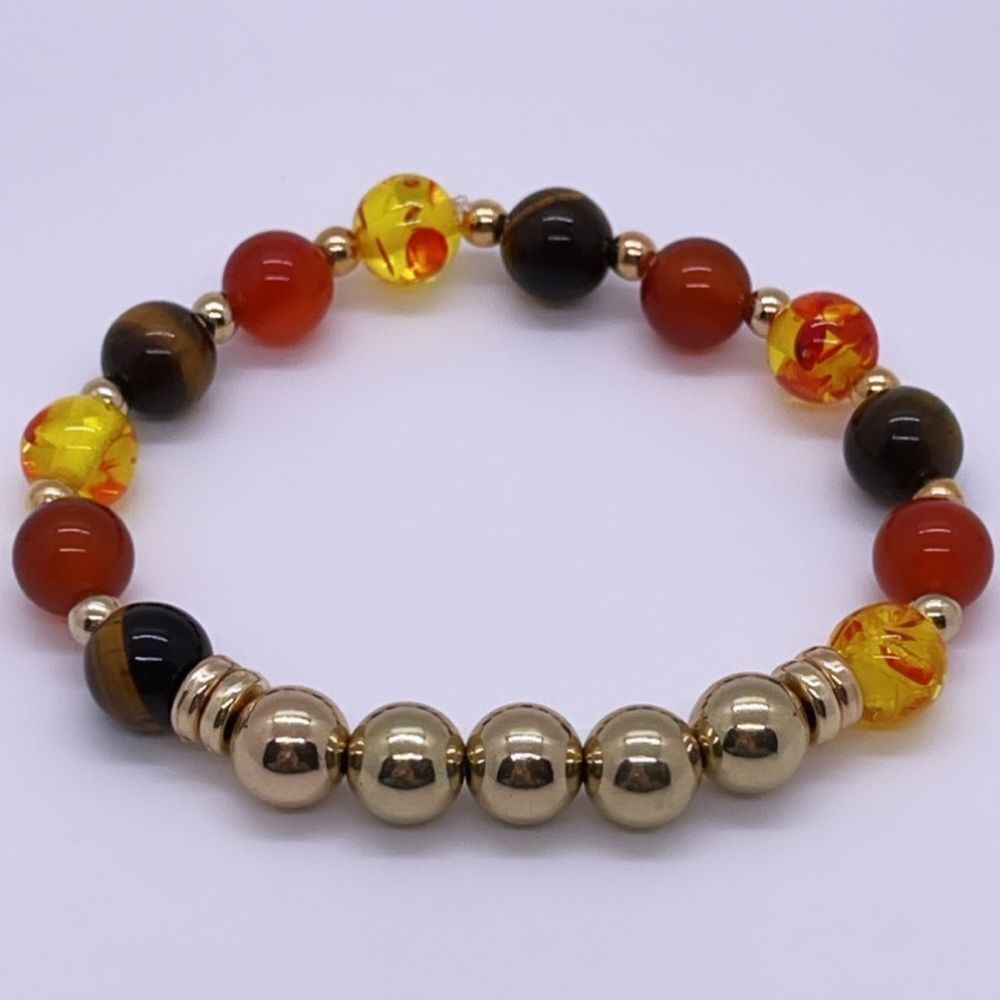 NWT Wool + Pepper Co. Healing Stone Bracelet
